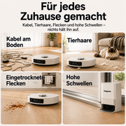 Ucguwc CleanBot X9 Pro – All-in-One Smart Robot Vacuum and Mop with Self-Cleaning Station